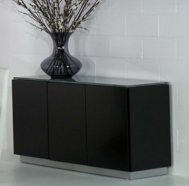 Modern Black Buffet