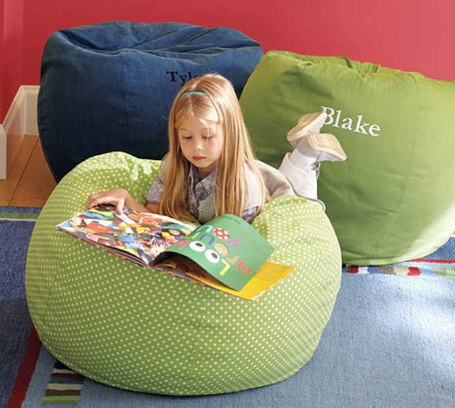 Green Beanbag For Kids