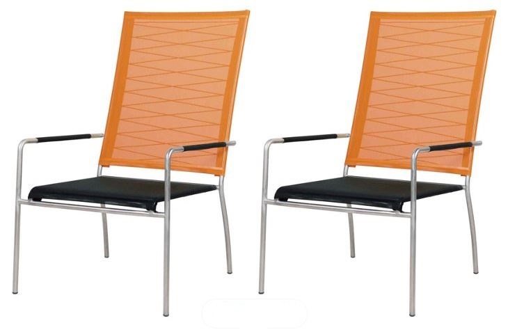 Orange Dining Chair