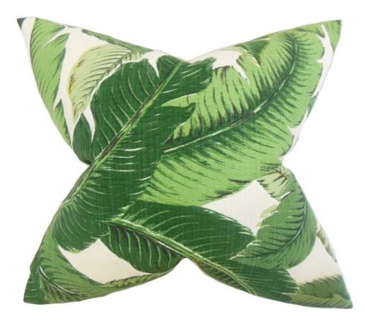 Green Outdoor Pillow