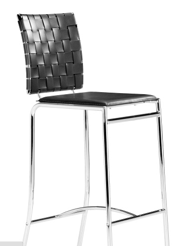 Zuo Modern Black Set Bar Stool