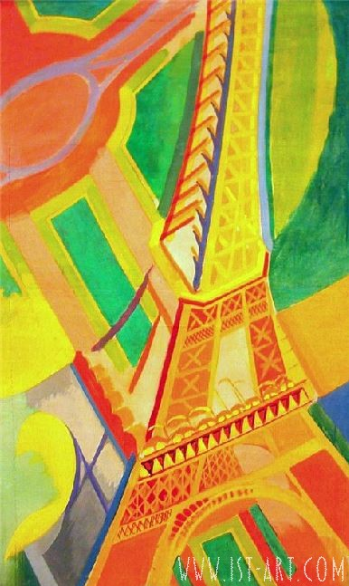 Eiffel Tower Replica by Robert Delaunay