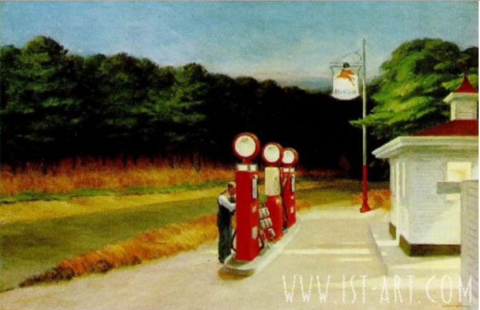 Gas by Edward Hopper
