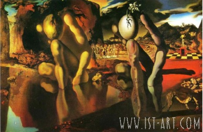 Metamorphosis of Narcissus Salvador Dali