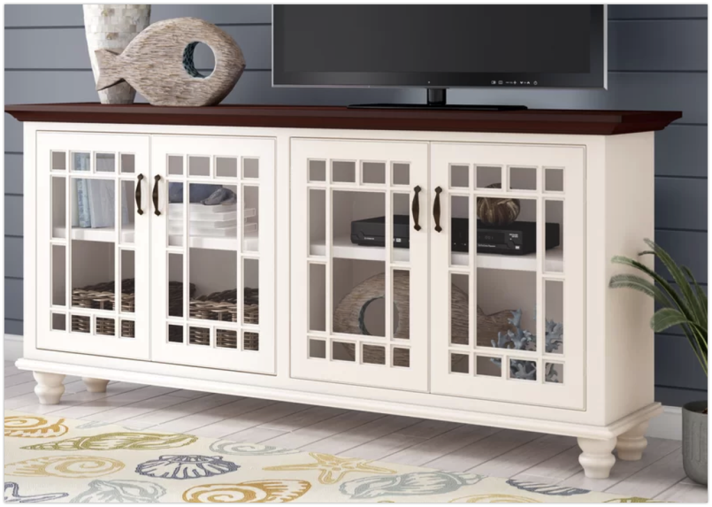 7 Elegant White TV Stands for Beach Style Homes Cute Furniture Blog