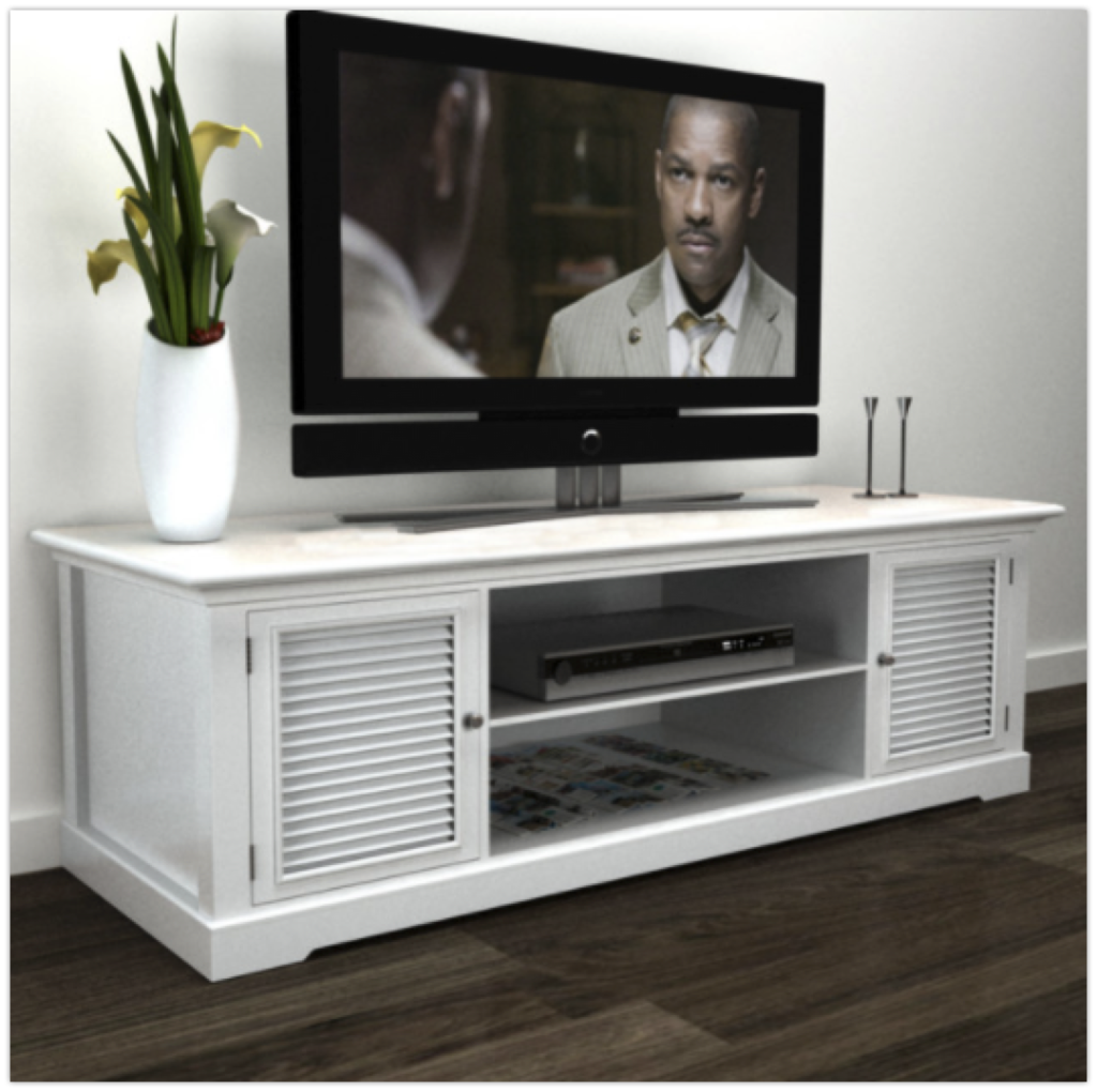 7 Elegant White TV Stands for Beach Style Homes Cute Furniture Blog